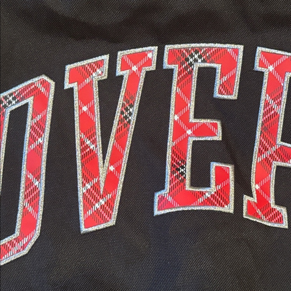 PINK Victoria's Secret‎ Black and Red Paid zippered tote - Picture 6 of 7